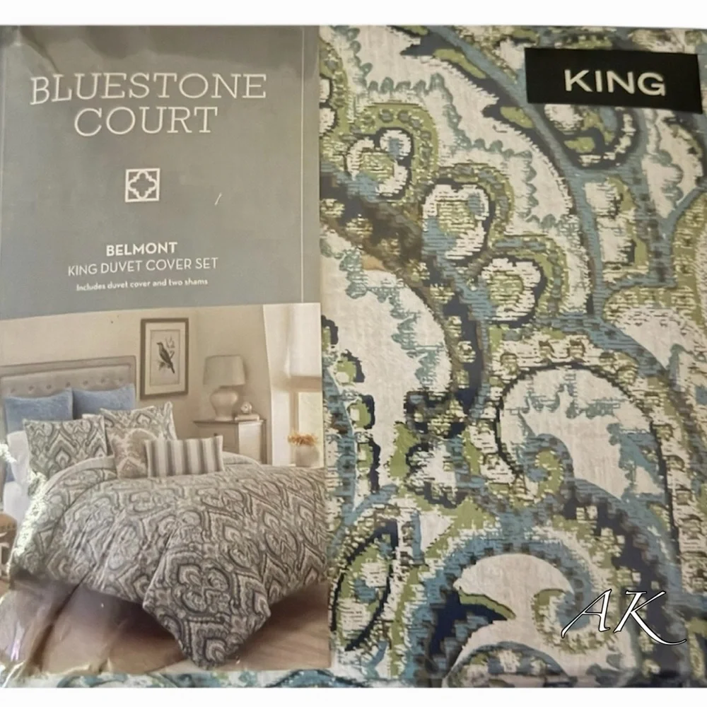 Bluestone Court Belmont King Bedding Sheet Set